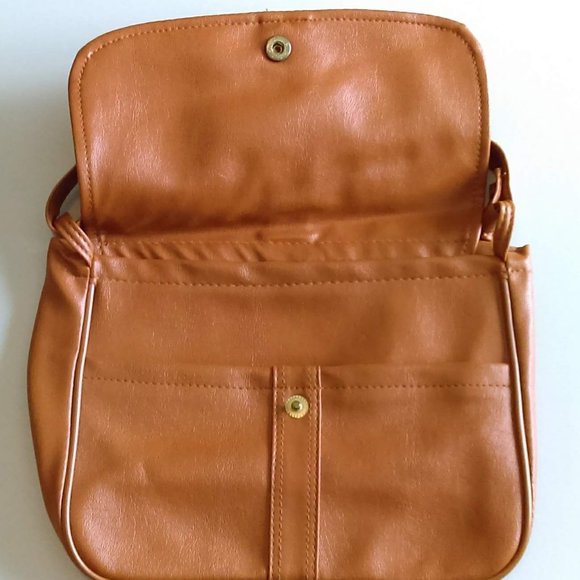 Vintage Soft Brown Leather? Shoulder Purse Bag Adjustable Strap Excellent Shape! - Picture 3 of 11